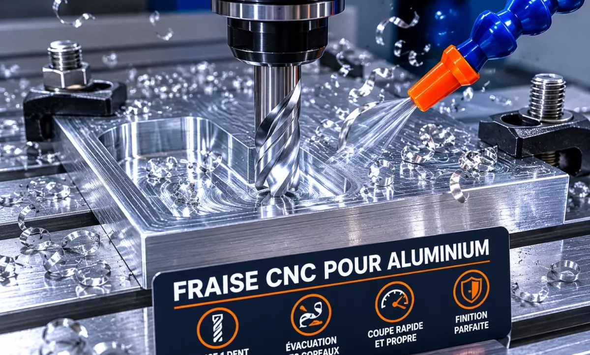 fraise CNC aluminium