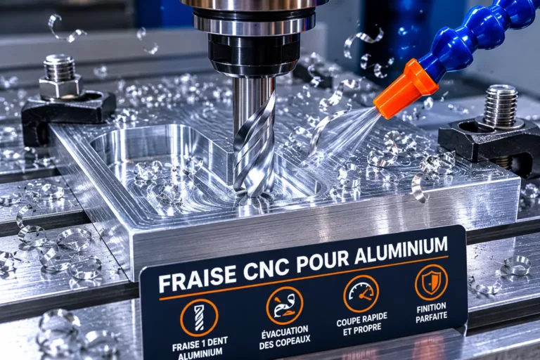 fraise CNC aluminium