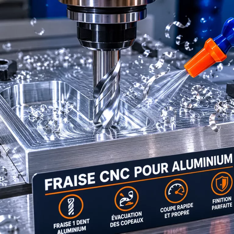 fraise CNC aluminium fraise CNC aluminium